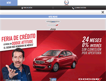 Tablet Screenshot of chryslerpachuca.com.mx